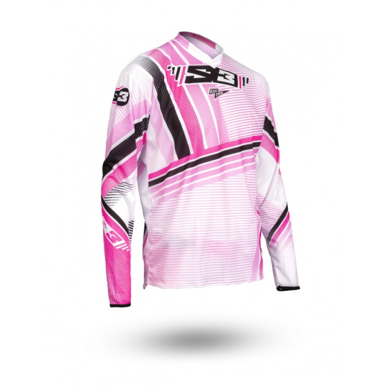 S3 E-Bike DH MTB Pink Jersey (Rosa) | Sizes XS-XL - Premium Motorbike Apparel