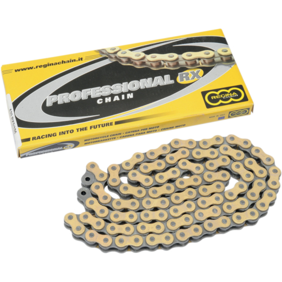 REGINA 520 RX3 110 Clip Link X-Ring Off-Road Drive Chain - Gold