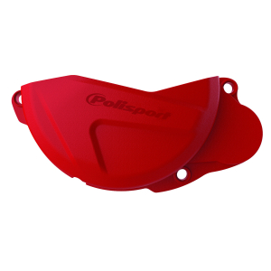 POLISPORT Clutch Cover Protector for Honda CRF250R 2010-17 (Black/Red) - 844110000