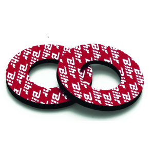 BIHR Grip Donuts Red 872324 L35-656R | Premium Motorcycle Grip Accessories