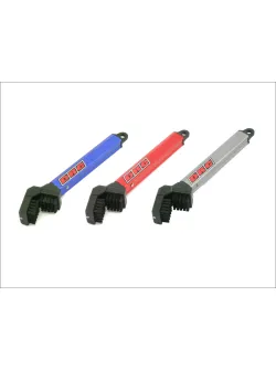 DRC Chain Brush - High-Quality Motorcycle Chain Cleaning Tool (Blue, Red, Ti-Color)