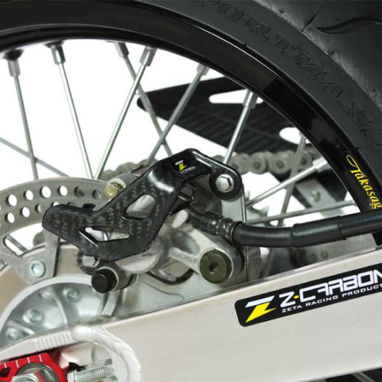 Z-Carbon Rear Caliper Guard XR250R/Baja/Motard 95-07, CR85R  #1