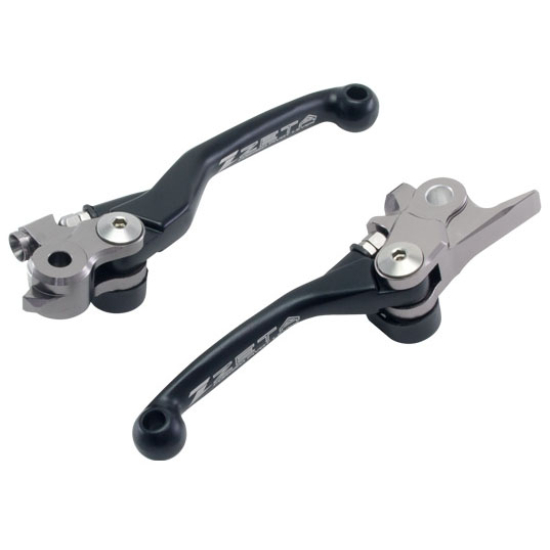 ZETA Pivot Lever Set FP Magura/HQV TE150-300/FE250-501/TX125-300/FX350-450 (Black * H-Blue)