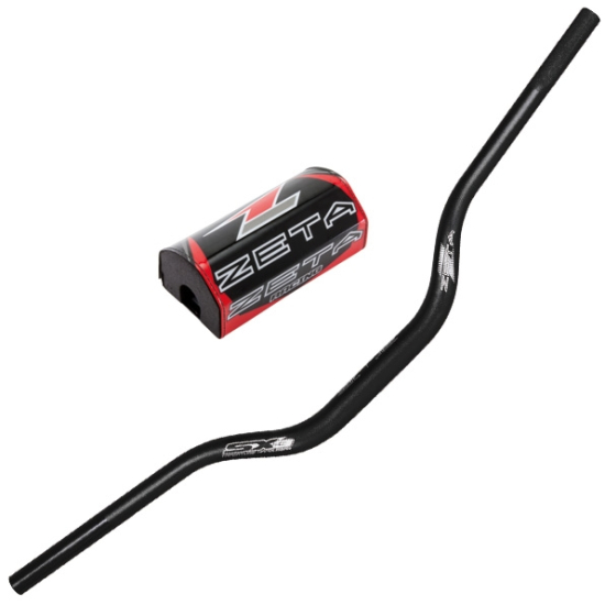 ZETA SX-3 Bar MX-123 Handlebars (Black * Blue * Red) | Premium Motorcycle Parts