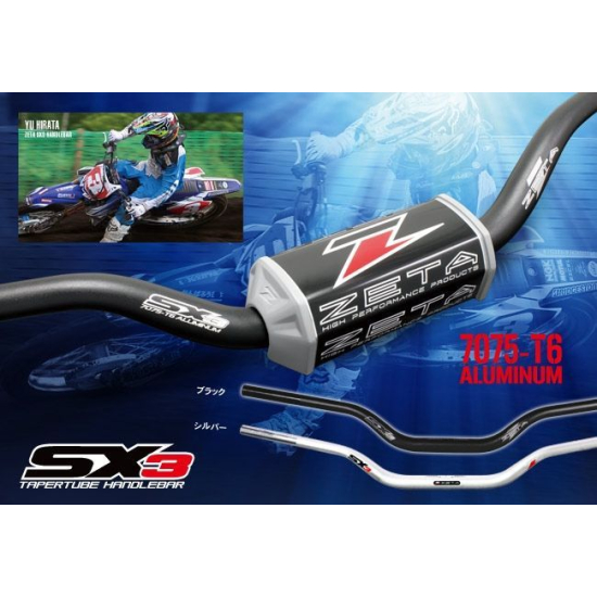 ZETA SX-3 Bar MX-123 Handlebars (Black * Blue * Red) | Premi #1