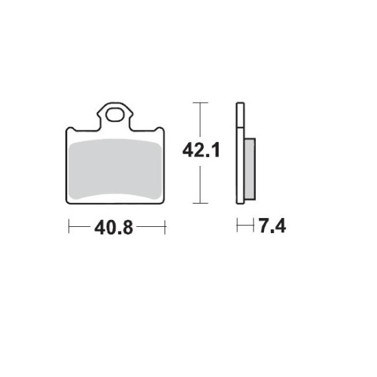 MOTO-MASTER BRAKE PAD OFFROAD SINTER PRO RACING 096711