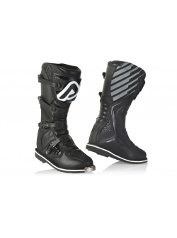 ACERBIS E-TEAM Cross & Enduro Boots - Black/Grey/White