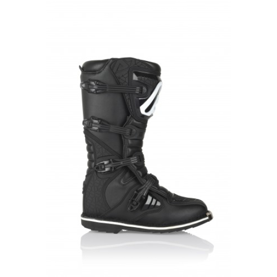 ACERBIS E-TEAM Cross & Enduro Boots - Black/Grey/White #1