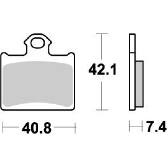 MOTO-MASTER BRAKE PAD OFFROAD NITRO 096721