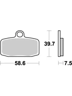 MOTO-MASTER BRAKE PAD OFFROAD NITRO 097421