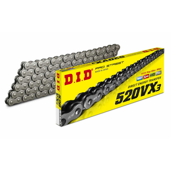 D.I.D 520VX3 X-Ring Drive Chain - Premium Motorcycle Chain