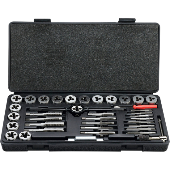 MOOSE Racing Hard-Parts Metric Tap and Die Set 206-4002-M