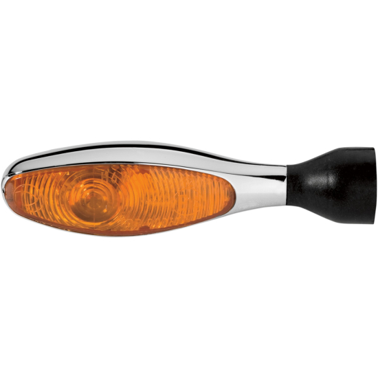 Kellermann Micro 1000 Halogen Rear Turn Signal - Amber/Chrome | Motorcycle Parts & Gear