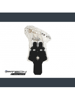 P-TECH Skid Plate with Exhaust Pipe Guard and Plastic Bottom for Beta RR 200 2019 PK015B