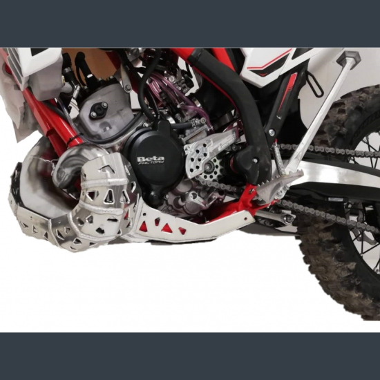 P-TECH Skid Plate with Exhaust Pipe Guard and Plastic Bottom #2