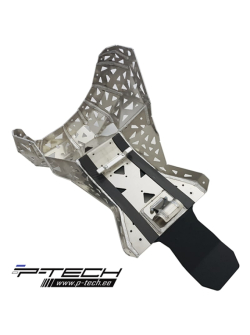 P-TECH Skid Plate with Exhaust Pipe Guard and Plastic Bottom for Rieju 250, 300 PK022G