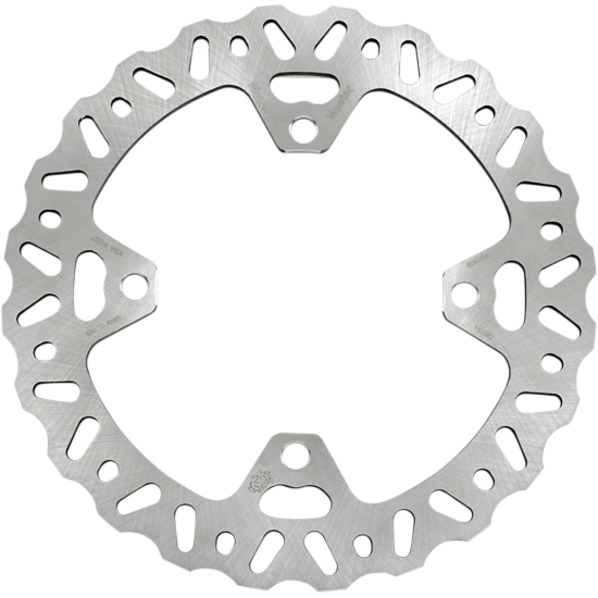 MOTO-MASTER BRAKE ROTOR FIXED NITRO CONTOURED NATURAL 110362