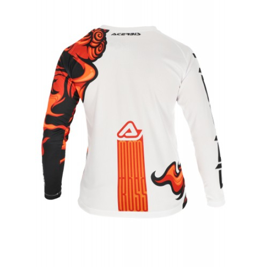 Acerbis MX J-Kid Two Jersey - Orange/White & Grey/White (XS- #2