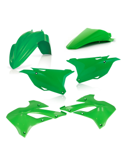 Acerbis Full Plastic Kit for Kawasaki KX85 2022 - Black, Green & Original