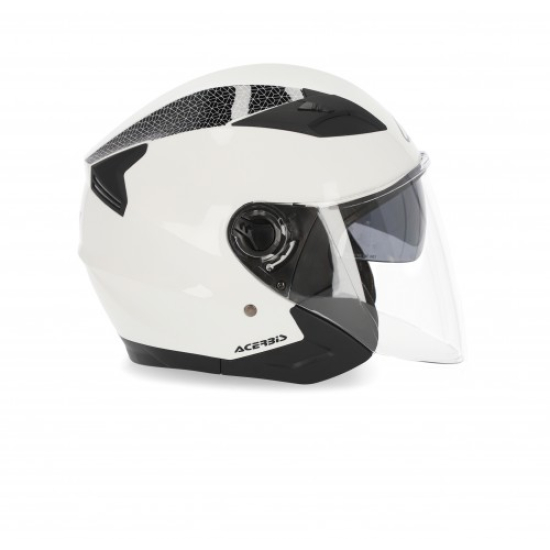 Acerbis Firstway 2.0 Motorcycle Helmet - Black/Grey/White (X #1