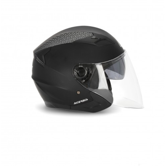 Acerbis Firstway 2.0 Motorcycle Helmet - Black/Grey/White (X #10