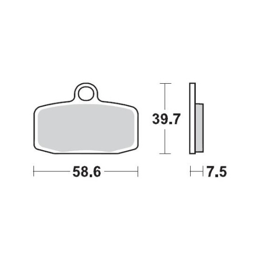 MOTO-MASTER BRAKE PAD OFFROAD SINTER PRO RACING GP 097412