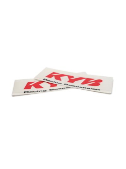 KYB DECALS sticker set ff KYB Racing Suspension RED PRD 170010000202