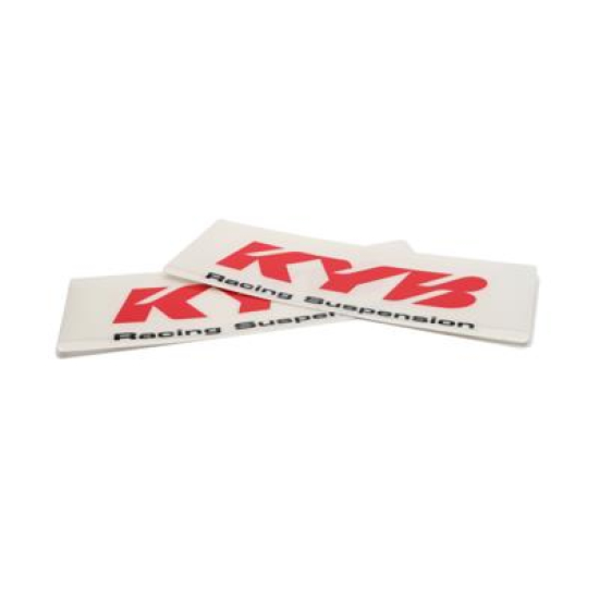 KYB DECALS sticker set ff KYB Racing Suspension RED PRD 170010000202