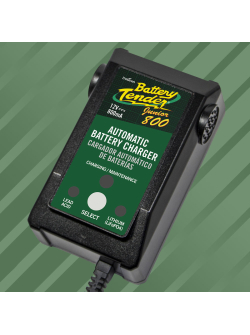 Battery Tender Junior 800 Selectable 12V 1.25A Charger - Compact and Efficient