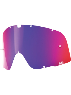 100% Mirror Replacement Lenses for 100% Barstow Goggles - Silver, Gold, Red/Blue