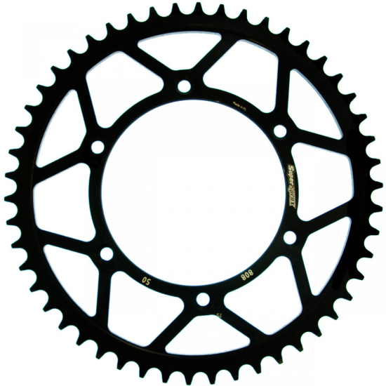 SUPERSPROX Steel Rear Sprocket RFE-808:50 - Ultimate Durability for Motorbike Performance