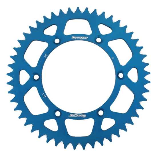 SUPERSPROX Aluminum Rear Sprocket RAL-245:49/50 - Durable Motorbike Performance