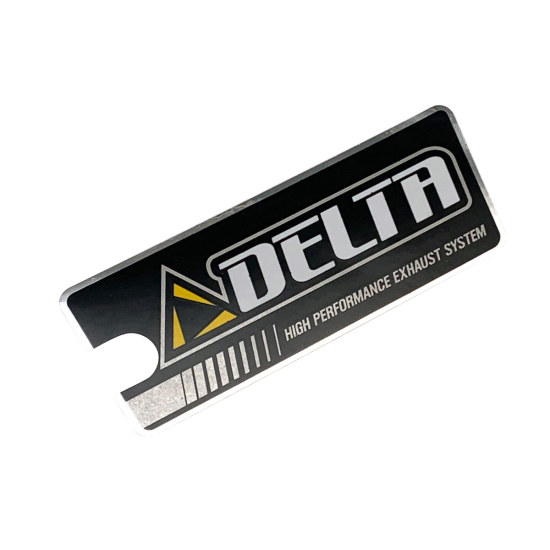 Delta Rep. Heat Resistant Sticker 105x40mm DL99-9822 for SX Series Motorbikes