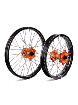 X-GRIP Wheels-Set (Black/Orange * Black/Blue * Black/Green) (KTM/HQV * BETA) V1 XG-23**