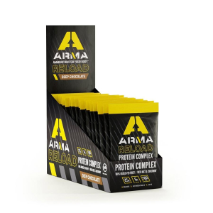 ARMA RELOAD Protein Complex Single Serve Box | Vanilla & Chocolate - Motorbike Nutritional Supplement