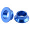 MX GUARDS Rear Wheel Spacer Collars for KTM/Husqvarna (Blue/Orange) - WS-K03R