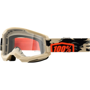 100% Strata 2 Goggles Kombat 50027-00007 - Premium Protection for Motorcycle Enthusiasts