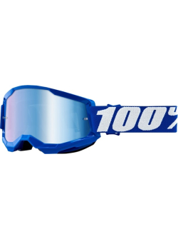 100% Strata 2 Goggles Blue - Mirror 50028-00002