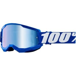 100% Strata 2 Goggles Blue - Mirror 50028-00002