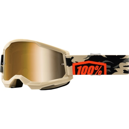 100% Strata 2 Goggles Kombat - Mirror 50028-00007