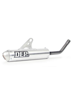 DEP Pipes KTM 2 STROKE KTM85 SX 04-17 / HVA TC 85 14-17 SILENCER (FS) (SILVER)