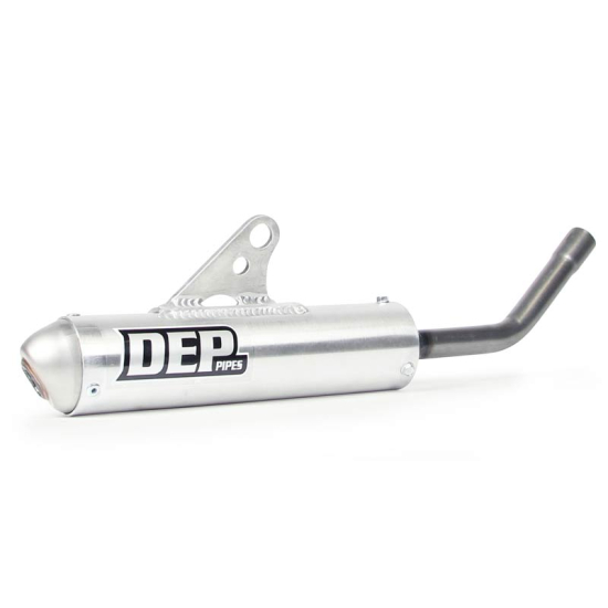 DEP Pipes KTM 2 STROKE KTM85 SX 04-17 / HVA TC 85 14-17 SILENCER (FS) (SILVER)