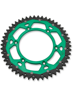 MOOSE RACING SPROCKET DUAL MSE (48-52) (BLACK & GREEN) 1210-460