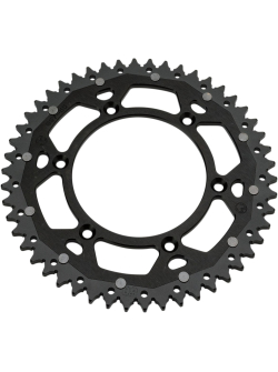 MOOSE RACING SPROCKET DUAL MSE (48-52) (BLACK & GREEN) 1210-460