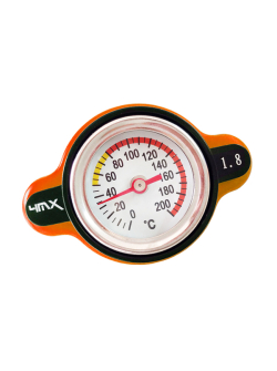 4MX Radiator Cap with Thermometer 4MXK1.8 - Multiple Colors