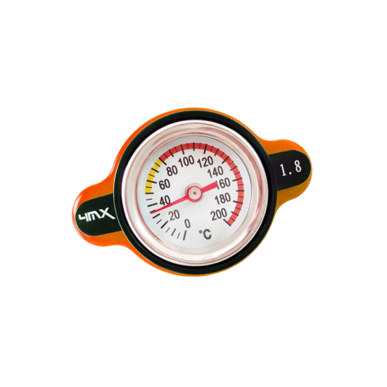 4MX Radiator Cap with Thermometer 4MXK1.8 - Multiple Colors