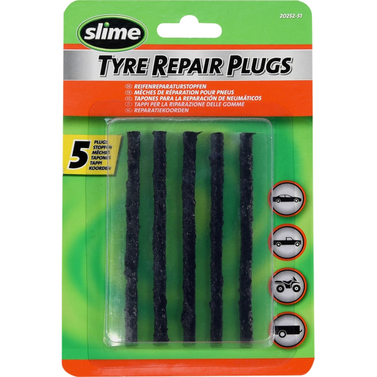 SLIME Tire Plug 5-Pack 20252-51 for Motorbikes