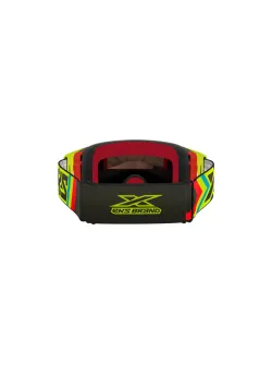 EKS Lucid Goggle Flo Fire - Red Mirror Lens | Premium Motorcycle Goggles