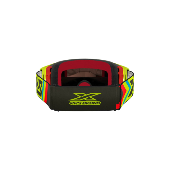 EKS Lucid Goggle Flo Fire - Red Mirror Lens | Premium Motorc #1