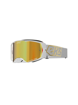 EKS Lucid Goggle White Gold - Gold Mirror Lens